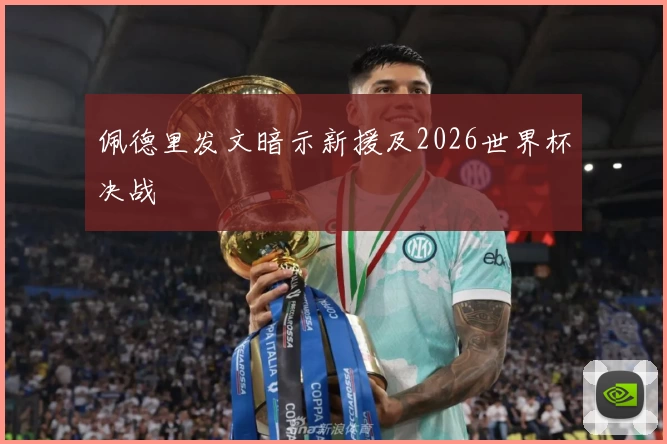 佩德里发文暗示新援及2026世界杯决战
