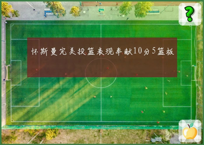 怀斯曼完美投篮表现奉献10分5篮板